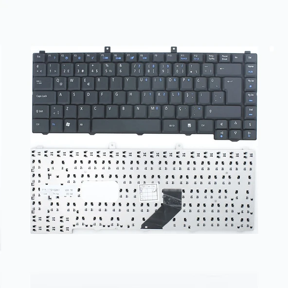 Acer Aspire 1670 3100 5100 5110 5610 Notebook Klavyesi - TR ürün görseli 1