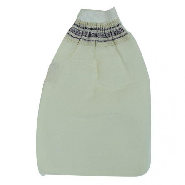Doğal İpek Lastikli Eldiven Kese Sırt Vücut Banyo Kesesi 15CMX25CM ürün görseli 1