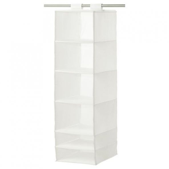 Dolap İçi Bölmeli Düzenleyici IKEA Ölçü 35x45x125 cm Beyaz Renk MeridyenDukkan Bölmeli Düzenleyici ürün görseli 1