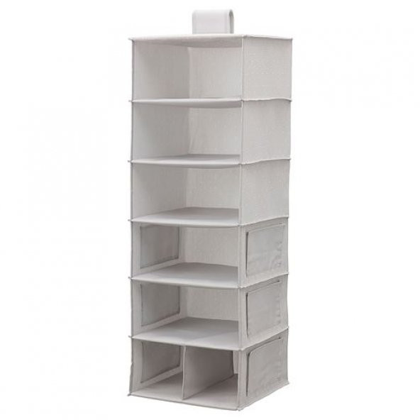 Desenli Bölmeli Dolap Düzenleyicisi IKEA Gri MeridyenDukkan 30x30x90 Cm Düzenleme Bölmeli Dolapiçi ürün görseli 1