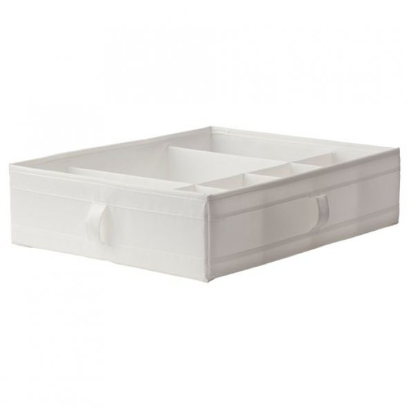 Çekmece İçi Düzenleyici IKEA Bölmeli Kutu-Katlanır MeridyenDukkan 44x34x11 Cm Takı-Kemer Düzen Kutusu ürün görseli 1