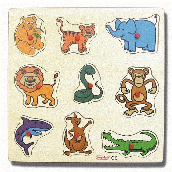 VAHŞİ HAYVANLAR PUZZLE (30x30 cm) ürün görseli 1