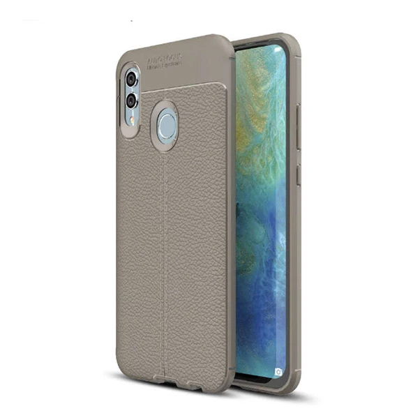 Huawei P Smart 2019 Kılıf Zore Niss Deri Desenli Silikon Kılıf ürün görseli 1