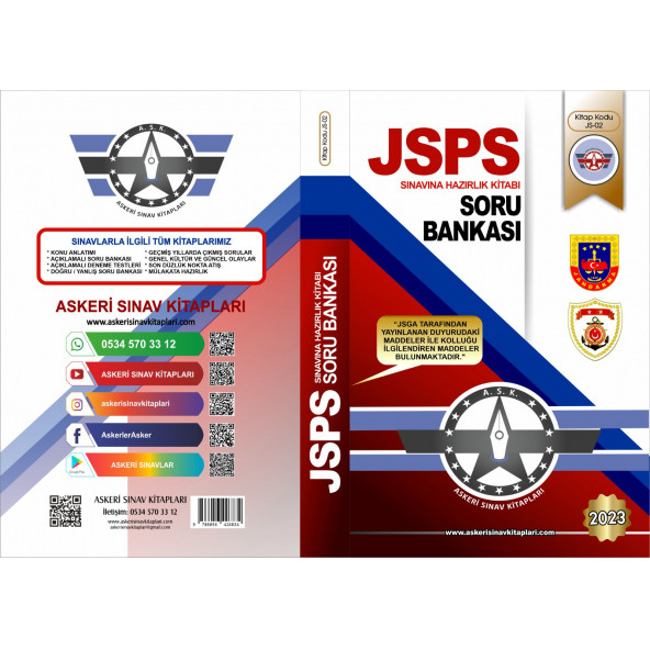 JSPS Sınavına Hazırlık Açıklamalı Soru Bankası ürün görseli 1