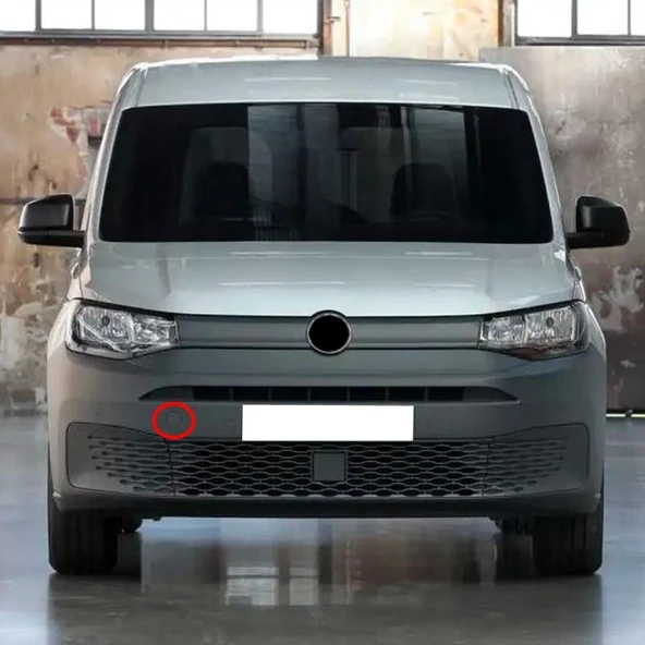 VW Caddy 2021-2024 Ön Tampon Çeki Demiri Kapağı Boyanmaz 2K7807241 ürün görseli 1