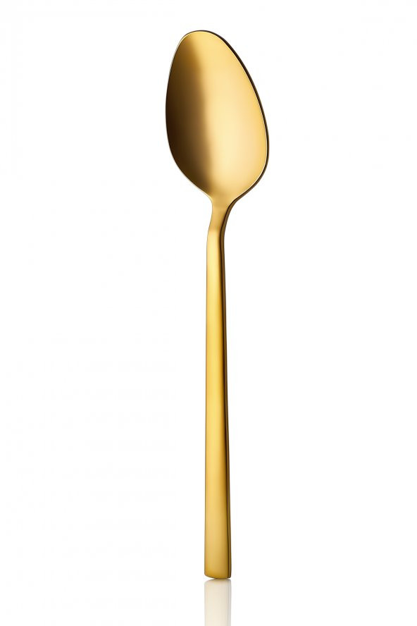 Klas Titanyum Mat Gold 12 Adet Yemek Kaşığı 18/10 Paslanmaz Çelik 3 mm ürün görseli 1