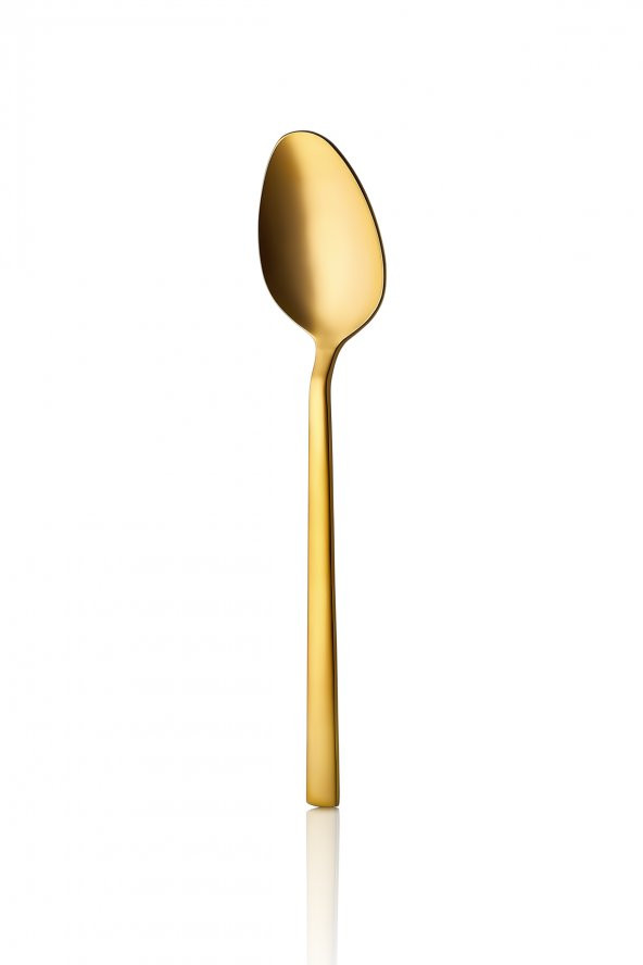 Klas Titanyum Mat Gold 6 Adet Çay Kaşığı 18/10 Paslanmaz Çelik 2 mm ürün görseli 1