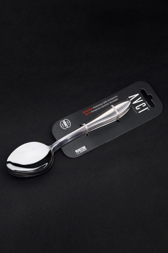 Elit 6 Adet Yemek Kaşığı 18/10 Paslanmaz Çelik 2,5 mm ürün görseli 1
