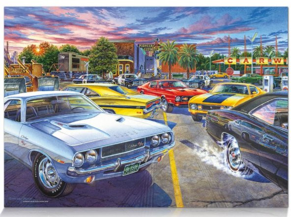 Star Puzzle 1000 Parça Bitiş Çizgisi Puzzle ürün görseli 1
