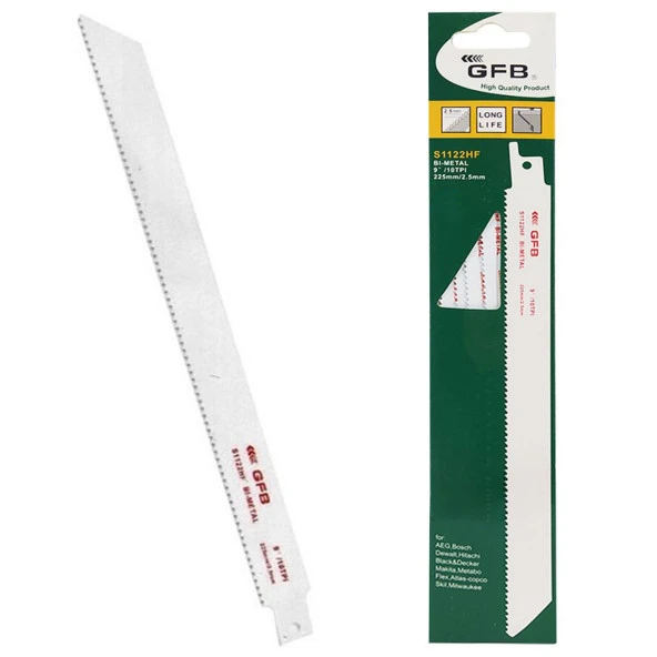 Gfb Tilki Kuyruğu Testere Yedeği S1122HF Metal Kesme 225 mm ürün görseli 1