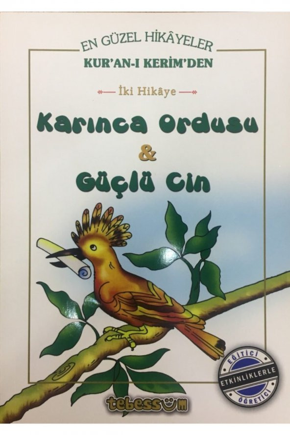 Kuranı Kerimden Hikayeler, Karınca Ordusu - Güçlü Cin, Tebessüm Yay. ürün görseli 1