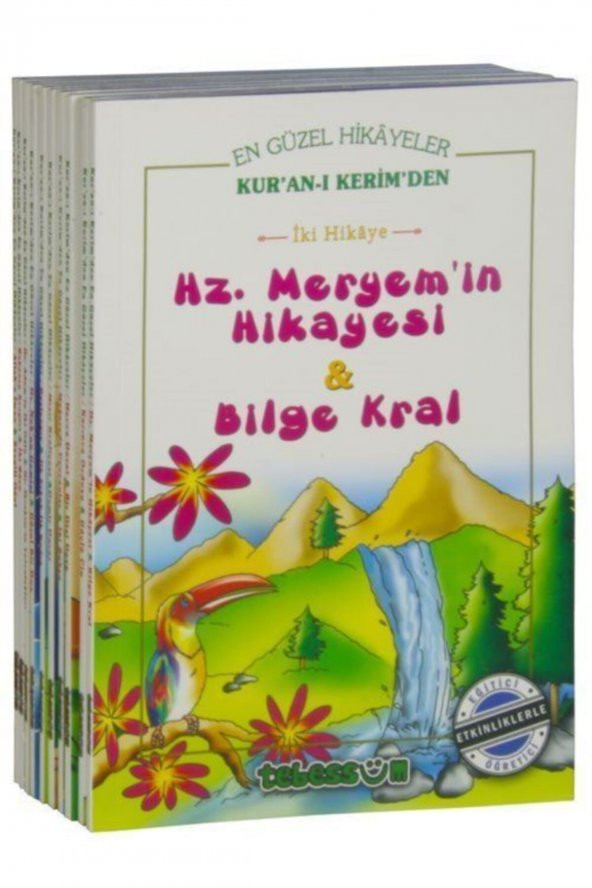 Kuran-ı Kerimden En Güzel Hikayeler (renkli, 10 Kitap Set) ürün görseli 1
