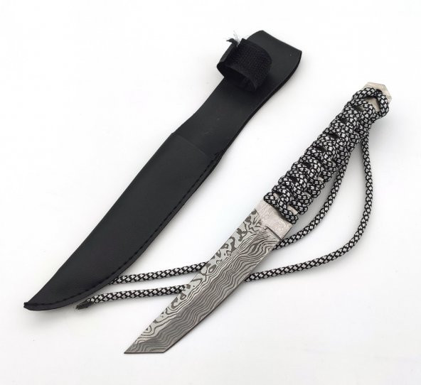 Valkyrie Aus-5A Outdoor Paracordlu Kamp Bıçağı - Resim 2