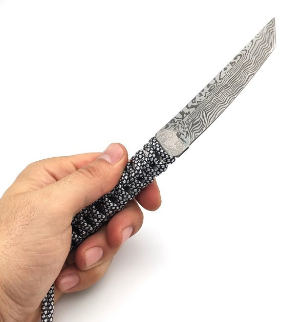 Valkyrie Aus-5A Outdoor Paracordlu Kamp Bıçağı - Resim 3