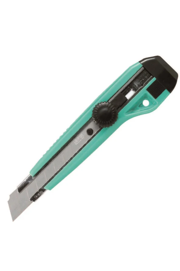 Sdi Maket Bıçağı Geniş Sıkıştırmalı Metal Ağızlı 2 Yedekli Maket Bıçağı (Karışık Renk 1 Adet) ürün görseli 1