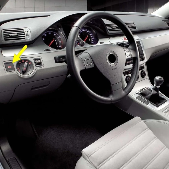 VW Passat B6 2006-2011 Park El Fren Kolu Basma Tuşu Düğmesi 3C0927225B ürün görseli 1