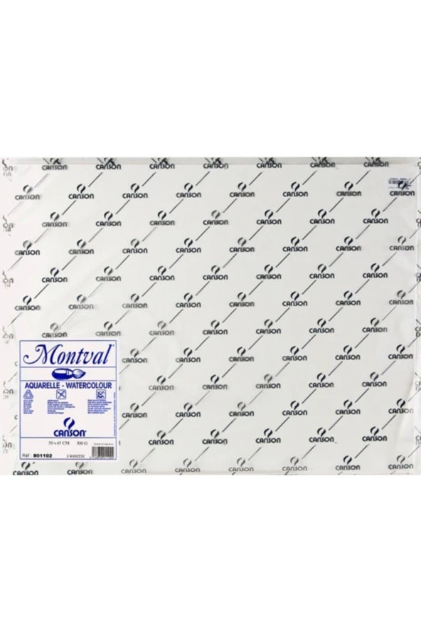 Canson Teknik Resim Kağıdı Sulu Boya Montval 300 GR 50 x 70 Cm (25 Li Paket) ürün görseli 1