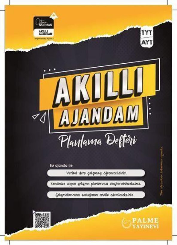 TYT AYT Akıllı Ajandam Planlama Defteri Palme Yayınları ürün görseli 1
