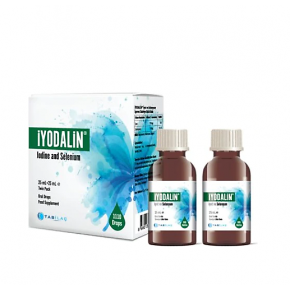Iyodalin İyot Ve Selenyum Damla 25 + 25 Ml ürün görseli 1