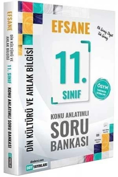 Ddy Efsane Konu Anlatımlı Soru Bankası 11.sınıf Din Kültürü ürün görseli 1