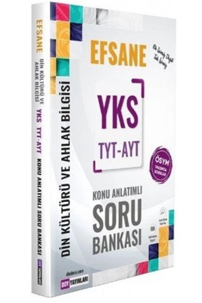 Ddy Yks Din Kültürü Efsane Konu Anlatımlı Soru Bankası ürün görseli 1