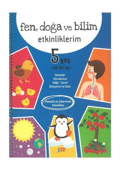 Minik Ada Fen Doğa Ve Bilim Etkinliklerim 5 Yaş (48-60 Ay) ürün görseli 1