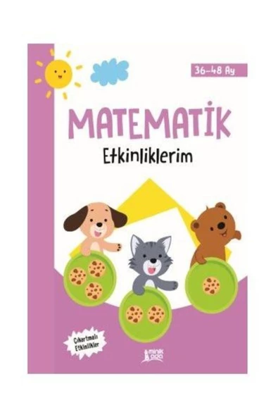 Minik Ada 3-4 Yaş Matematik Etkinliklerim Kitabı ürün görseli 1