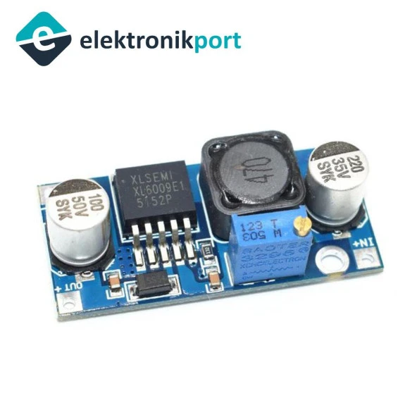 XL6009 Ayarlanabilir DC/DC Voltaj Regülatörü Voltaj Yükseltici Regülatör Step Up Modülü Arduino ürün görseli 1