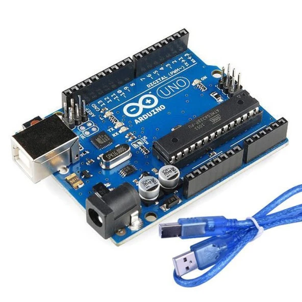 Arduino Uno - R3 DIP (Klon) + USB Kablo ürün görseli 1