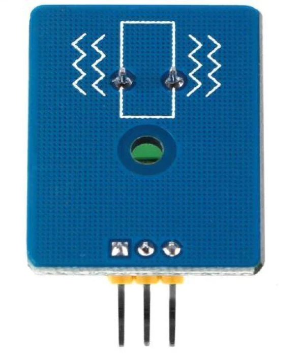 Titreşim Sensörü Seramik Piezo Arduino - Resim 3