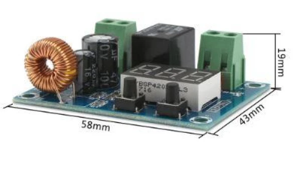 XH-M609 Yüksek Voltaj Koruma Devresi 12-36V - Resim 3