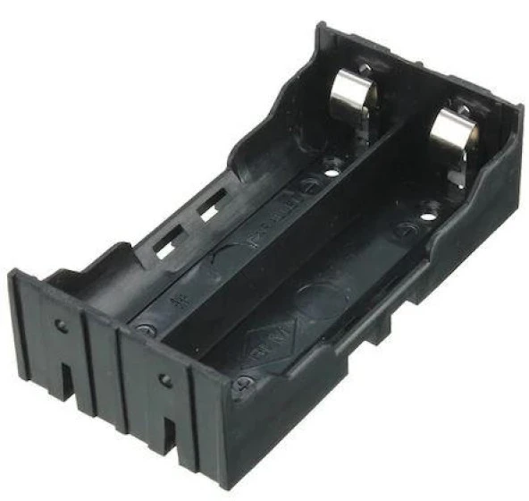 18650 PCB Tip İkili Lityum Li-ion Pil Yuvası 4 Pin ürün görseli 1