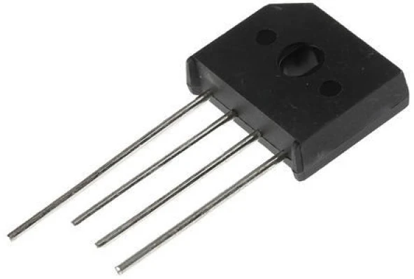 Köprü Diyot 6A 600V Tarak Tip KBU605 KBU 605 ürün görseli 1