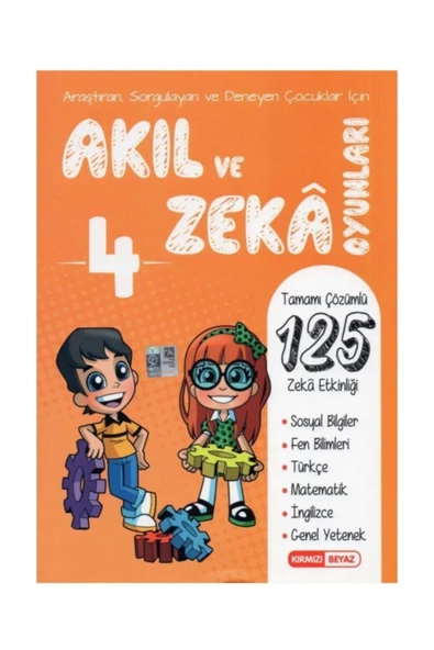 Kırmızı Beyaz Yayınları 4. Sınıf Akıl ve Zeka Oyunları ürün görseli 1