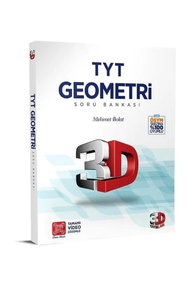 3d Yayınları Tyt Geometri Soru Bankası ürün görseli 1