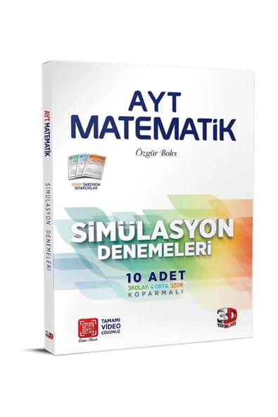 3D Ayt Matematik Simülasyon 10’lu Denemeleri ürün görseli 1