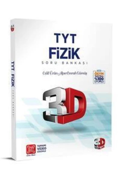 3d Yayınları Tyt Fizik Soru Bankası Tamamı Video Çözümlü ürün görseli 1