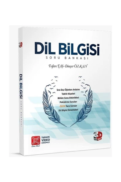 3d Dil Bilgisi Tamamı Video Çözümlü Soru Bankası ürün görseli 1