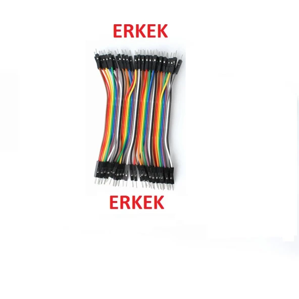 Jumper Kablo (Erkek - Erkek) 10 cm 40 Adet ürün görseli 1