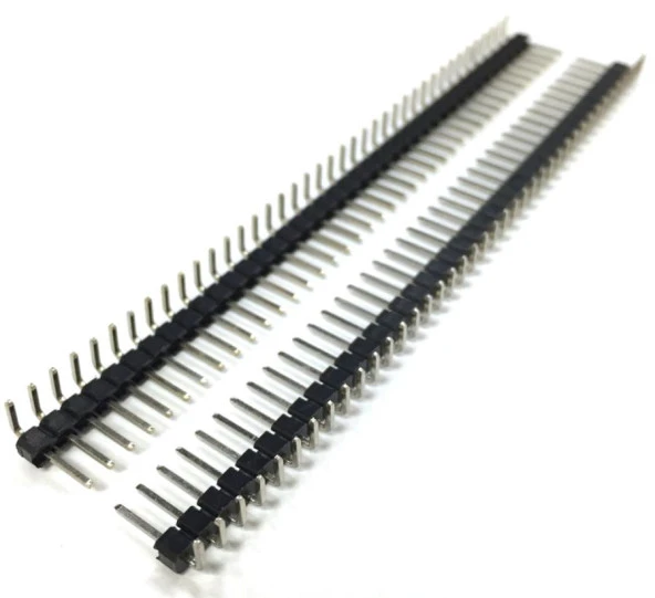Header Erkek 1x40 tek sıra 90 derece 2.54mm Male ürün görseli 1