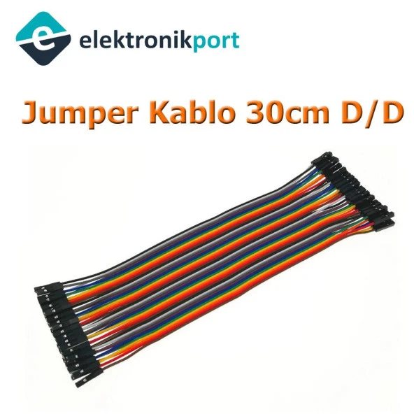 Jumper Kablo (Dişi - Dişi) 30 cm 40 adet ürün görseli 1