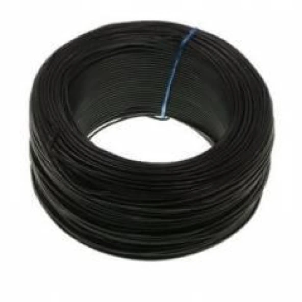 Montaj Kablosu Çok Damarlı 0,22 mm2 100 metre NYAF Siyah ürün görseli 1