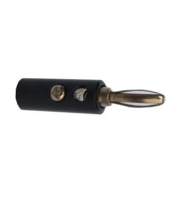 Banana Jack Siyah 4 mm - Resim 2