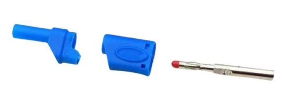 4mm Banana Jak Korumalı Tip Mavi ürün görseli 1