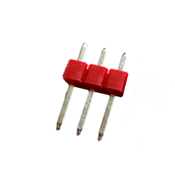 1x3 Header Erkek 10 Adet Kırmızı 2,54mm 180 Derece Red ürün görseli 1
