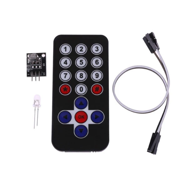IR Uzaktan Kumanda ve Alıcı Kit HX1838 ürün görseli 1
