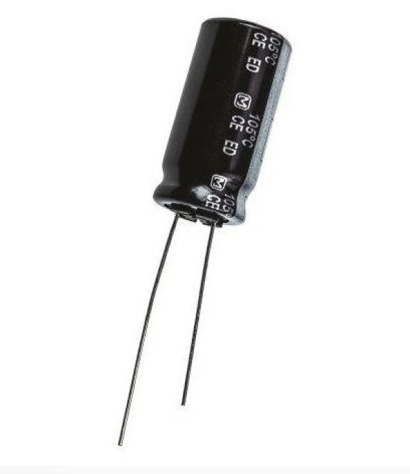 10uF 16V Elektrolitik Kondansatör ürün görseli 1
