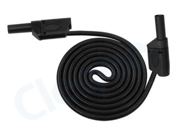 Test Kablosu Korumalı Tip Prop Uçlu 0,5 metre Siyah - Resim 3