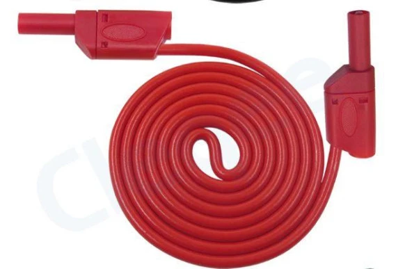 Test Kablosu Korumalı Tip Prop Uçlu 0,5 metre Kırmızı ürün görseli 1