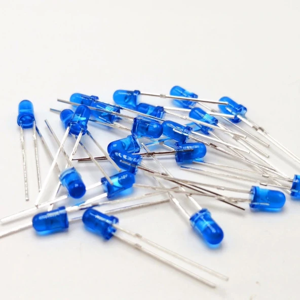 Led 5mm Mavi Difused (10 Adet) ürün görseli 1